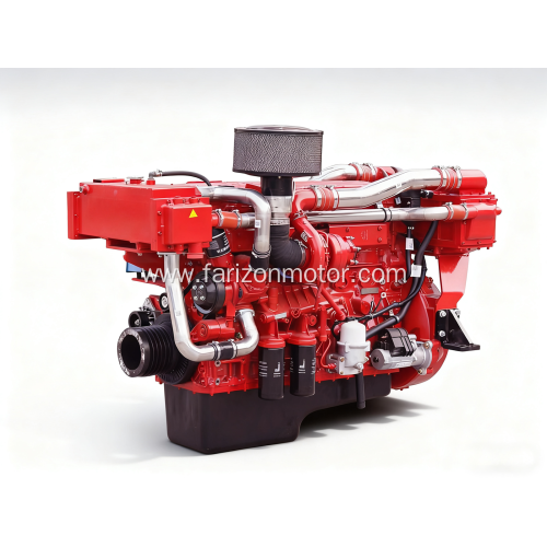 Compact structure marine engine
